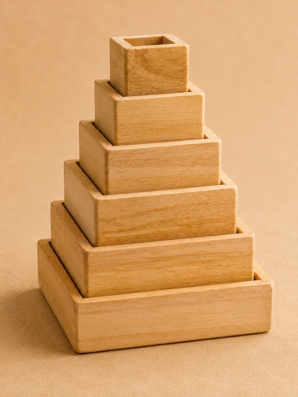 Guidecraft Stacking Rainbow Pyramid - Picture 12 of 15